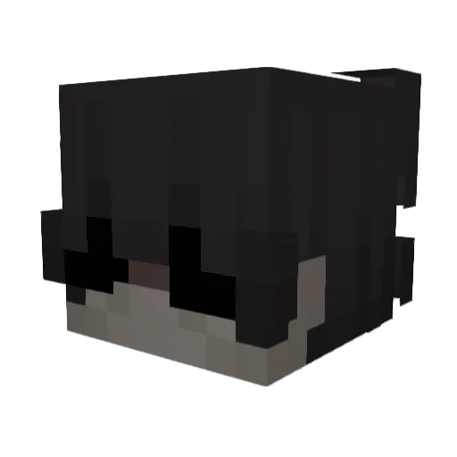 Dylancite Minecraft avatar head, 3D render