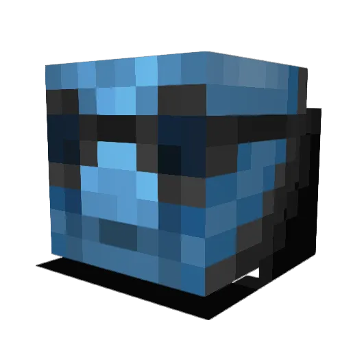 Dylandello Minecraft avatar head, 3D render
