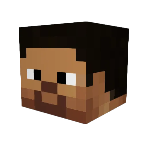 Dylanjones4567 Minecraft avatar head, 3D render