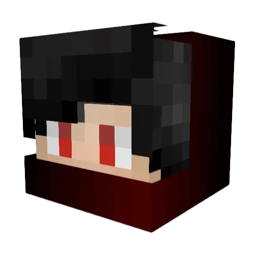 Dylanzzz Minecraft avatar head, 3D render