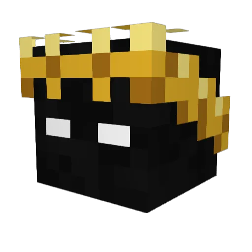 Dylc1000 Minecraft avatar head, 3D render