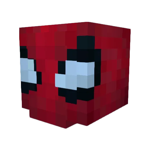 Dylc4 Minecraft avatar head, 3D render