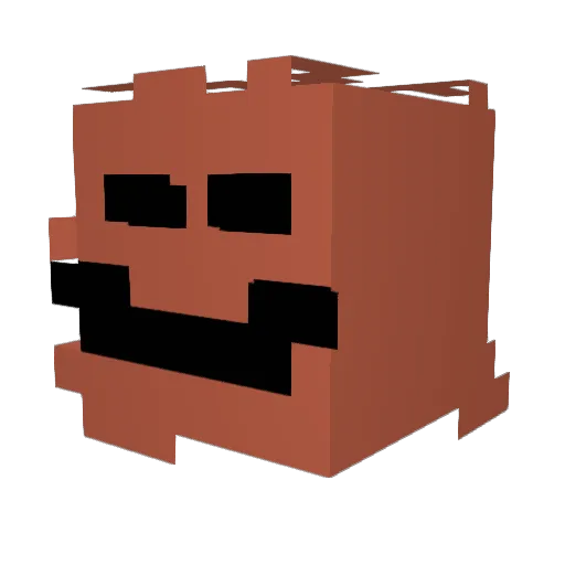 DylinDude Minecraft avatar head, 3D render