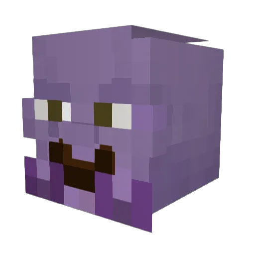 Dyll200 Minecraft avatar head, 3D render