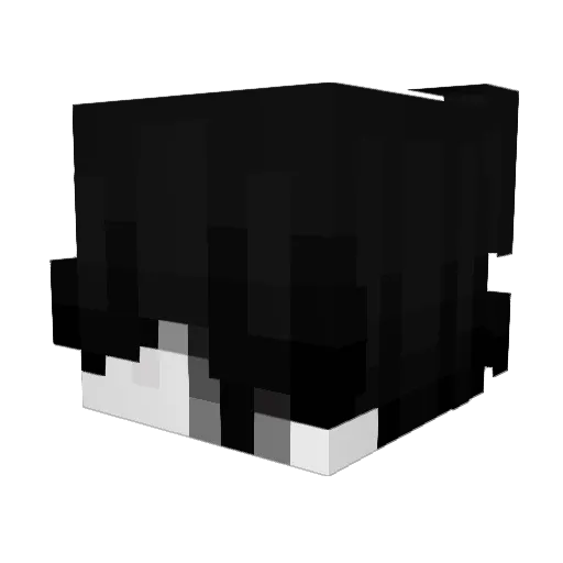 Dylleax Minecraft avatar head, 3D render