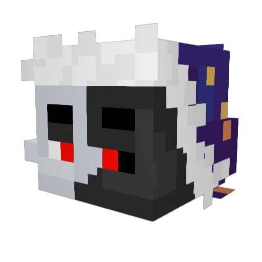 DyllenTheVillin Minecraft avatar head, 3D render