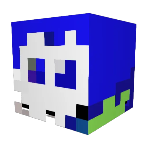Dylon_ Minecraft avatar head, 3D render