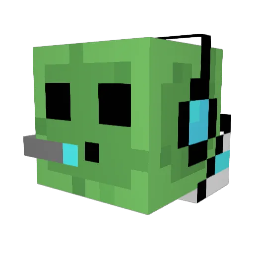 Dylon__ Minecraft avatar head, 3D render