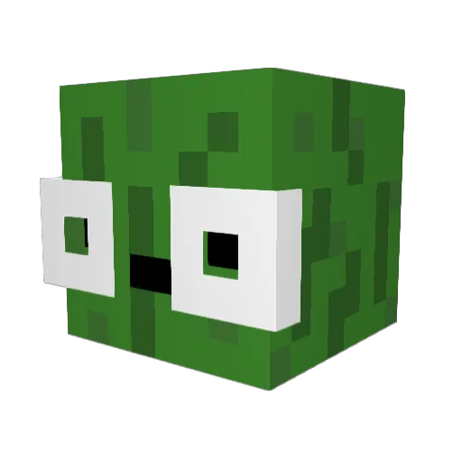 Dylpickle5624 Minecraft avatar head, 3D render
