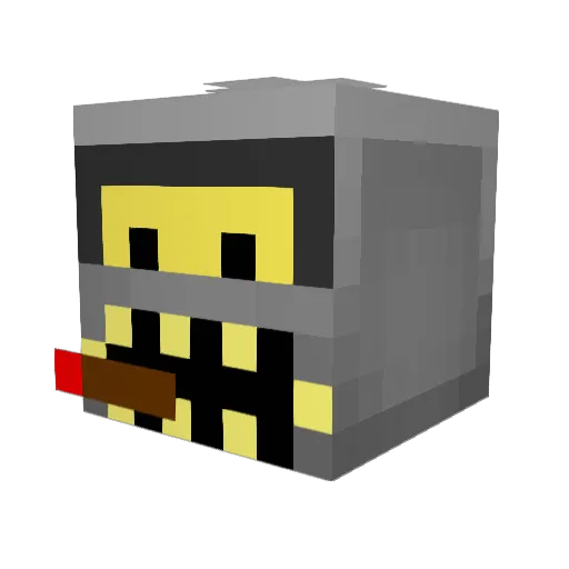 Dyls17 Minecraft avatar head, 3D render
