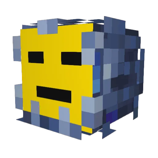 Dyltans2 Minecraft avatar head, 3D render
