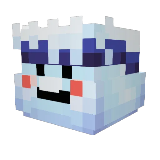 Dylvvnn701 Minecraft avatar head, 3D render