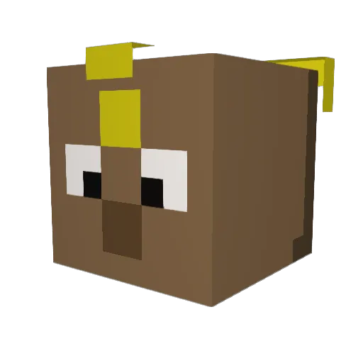 DylzGriffin Minecraft avatar head, 3D render