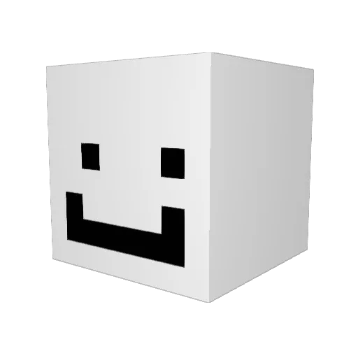 Dymo__1 Minecraft avatar head, 3D render