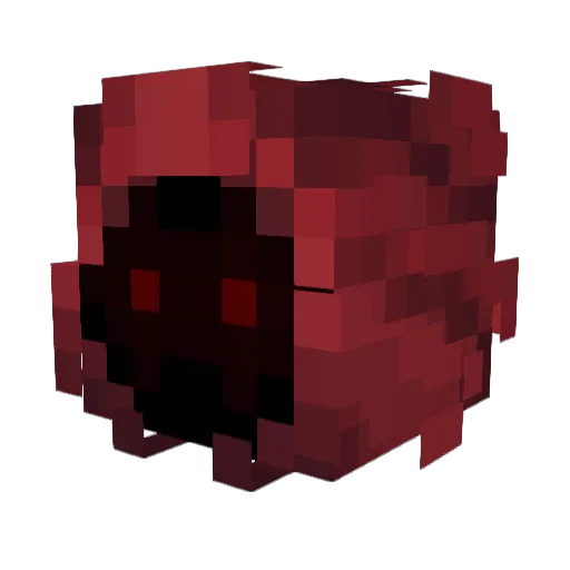 Dymp25 Minecraft avatar head, 3D render