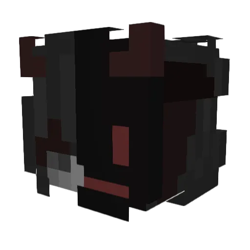 DynDNS Minecraft avatar head, 3D render