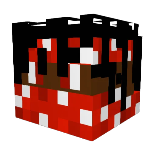 Dyna69 Minecraft avatar head, 3D render