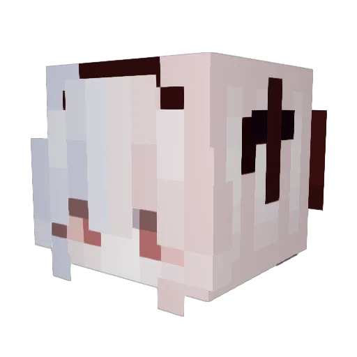 DynamicProgramm Minecraft avatar head, 3D render