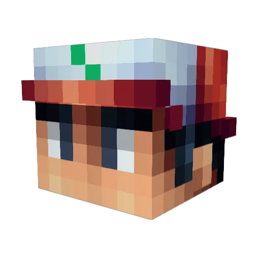 Dynamic_dude0777 Minecraft avatar head, 3D render