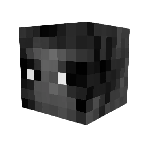 Dynamin Minecraft avatar head, 3D render