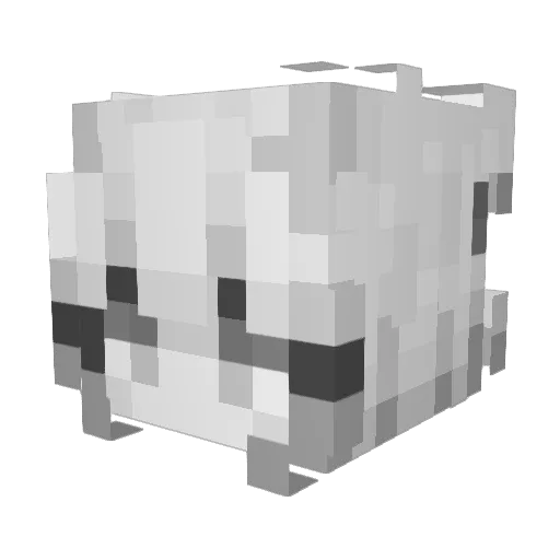 DynamiteLarry18 Minecraft avatar head, 3D render