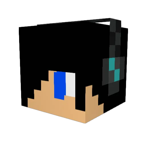 Dynamitebro200 Minecraft avatar head, 3D render