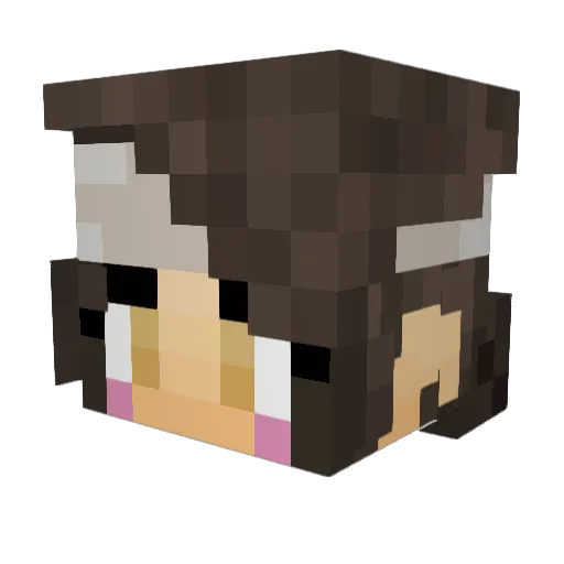 DynastyPS Minecraft avatar head, 3D render