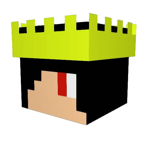 Dynastylang1 Minecraft avatar head, 3D render