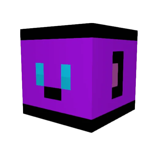 Dynibis Minecraft avatar head, 3D render