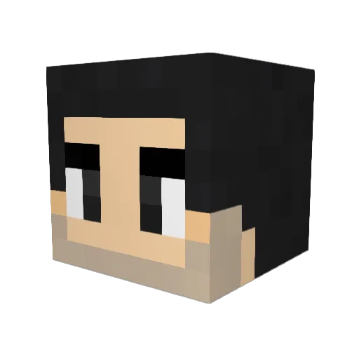 DynoMikea2 Minecraft avatar head, 3D render