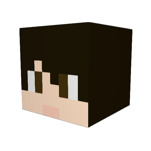 DynoSquad Minecraft avatar head, 3D render
