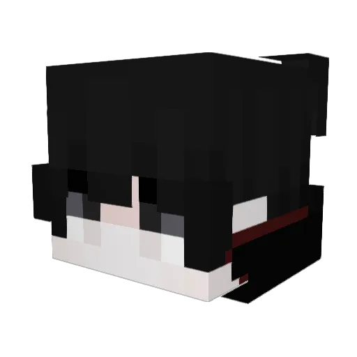 Dynoxy Minecraft avatar head, 3D render