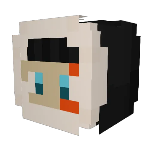 Dypman_MC Minecraft avatar head, 3D render