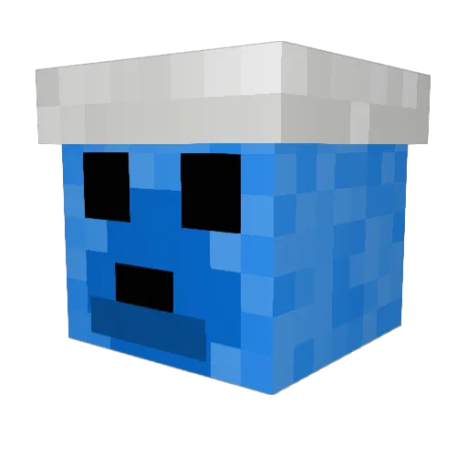 Dyran_chan Minecraft avatar head, 3D render