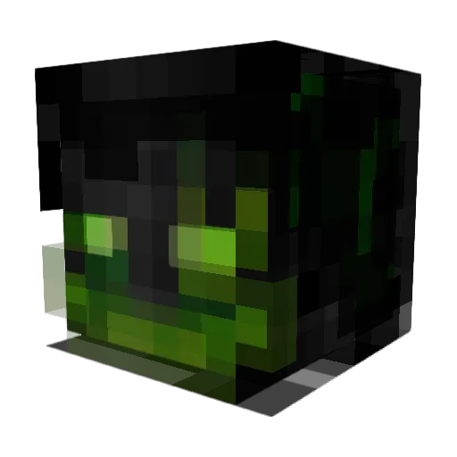 DyrtyCZ Minecraft avatar head, 3D render