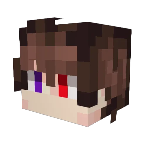Dystar23 Minecraft avatar head, 3D render