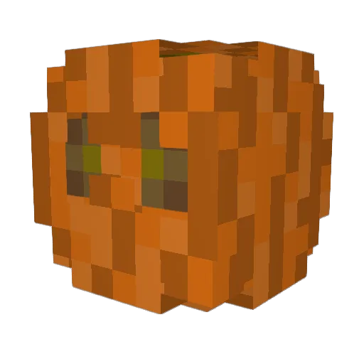 Dystrybut Minecraft avatar head, 3D render