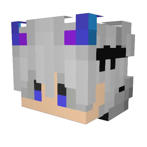 DytriXibo_ Minecraft avatar head, 3D render