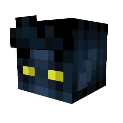 Dytriplesix Minecraft avatar head, 3D render
