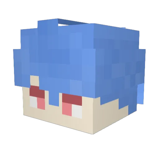DytroPlays Minecraft avatar head, 3D render