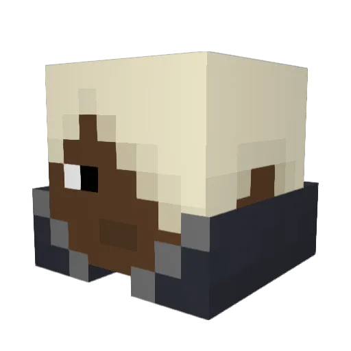 DyvineLyght Minecraft avatar head, 3D render