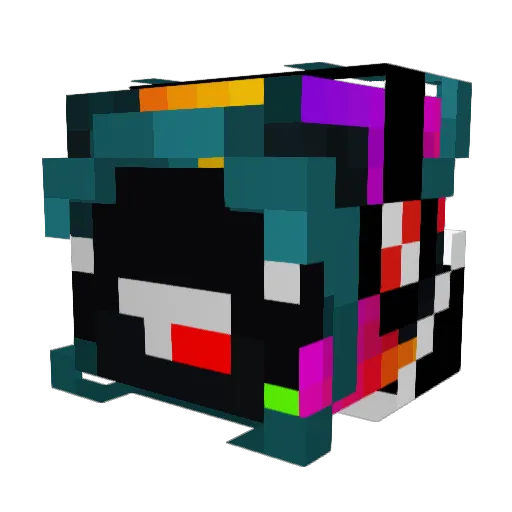 Dyygu Minecraft avatar head, 3D render
