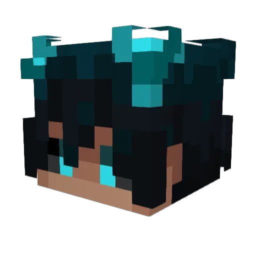 Dz3371 Minecraft avatar head, 3D render