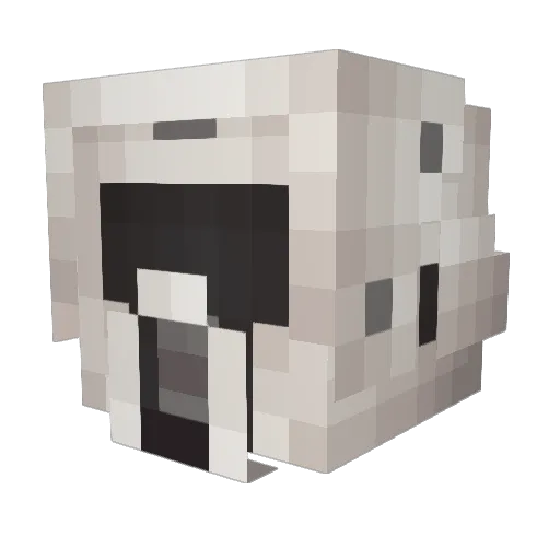 DzRONez Minecraft avatar head, 3D render