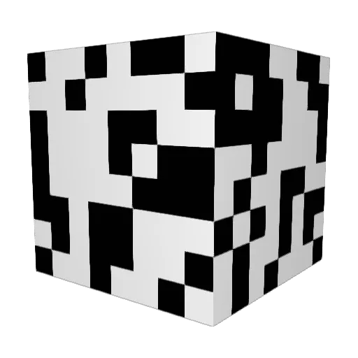 DzRiadh Minecraft avatar head, 3D render