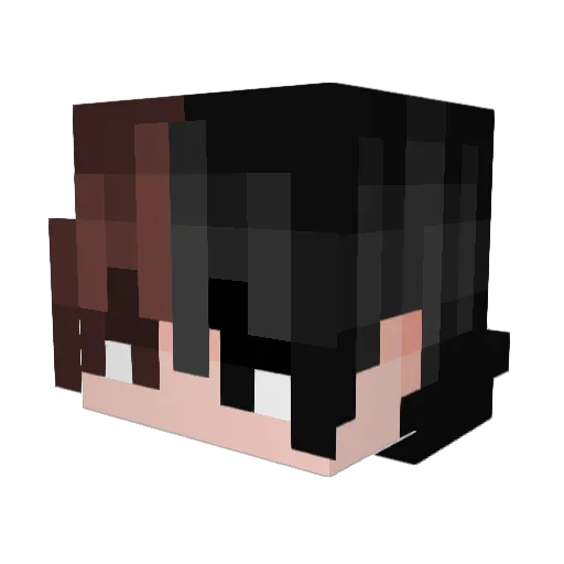 Dzejkob8 Minecraft avatar head, 3D render