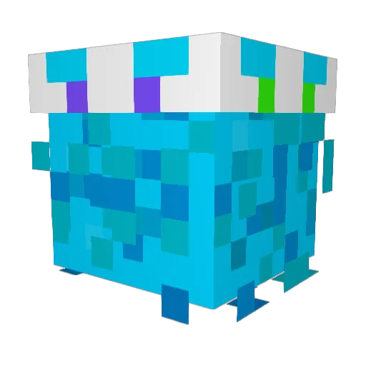Dzemik_27 Minecraft avatar head, 3D render