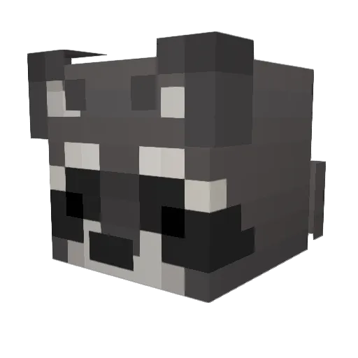 DziadekBezPracy Minecraft avatar head, 3D render