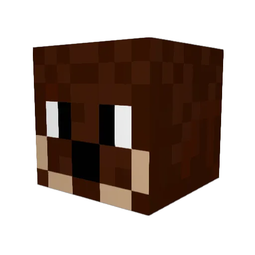 Dziku_jestem Minecraft avatar head, 3D render