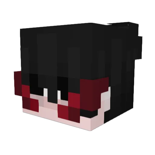 Dziuxksus Minecraft avatar head, 3D render